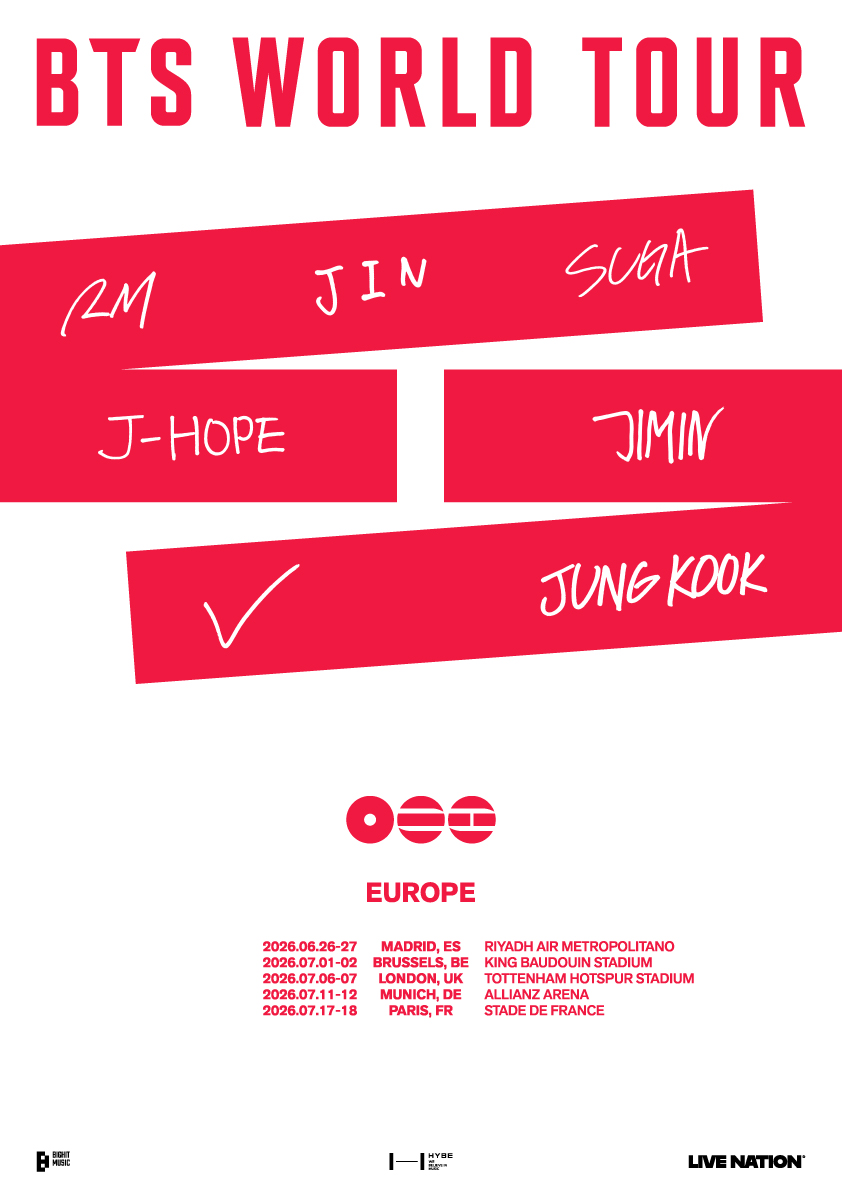 BTS WORLD TOUR «ARIRANG» Poster 2026
